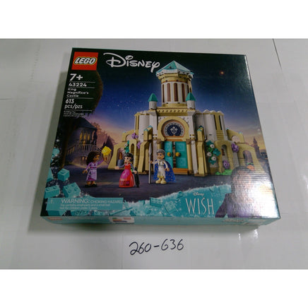 LEGO Disney King Magnificos Castle 43224 Wish Building Toy 613 Pcs New Sealed