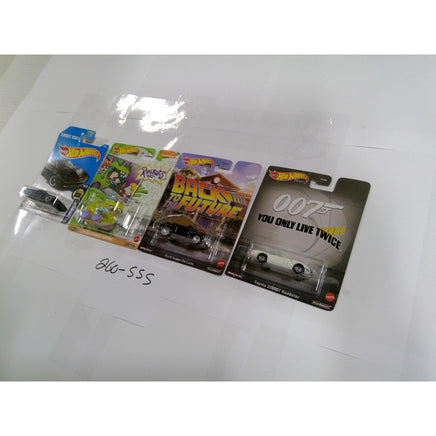 Hot Wheels Premium Lot 4 Knight Rider Rugrats Back To The Future 007 NEW 1:64