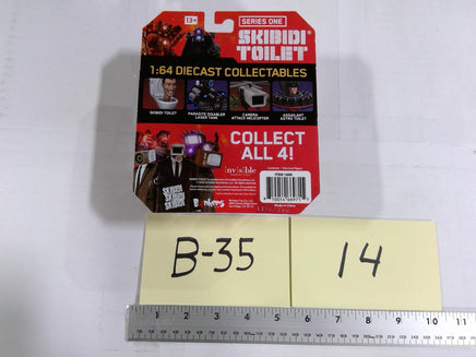 Skibidi Toilet Parasite Disabler Laser Tank 1:64 Diecast Bonkers New Black Toy