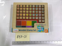 Chuckle & Roar Wooden Stamp Set 47pc 50 Page Activity Book 4+ Kids Toy New