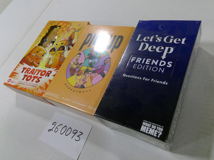 Traitor Tots Pickup Lets Get Deep Friends Card Game Lot Hasbro GameFlo Meme