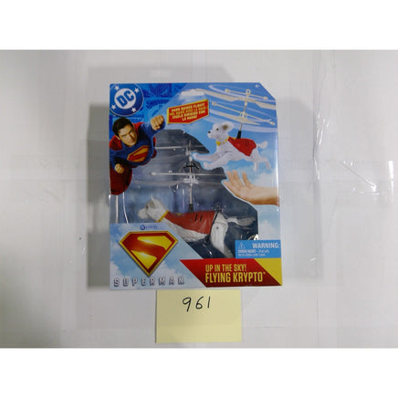 DC Superman Flying Krypto Hand Guided Flight Toy Kids White New #20152208