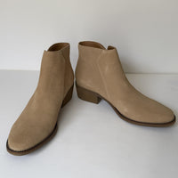 White Mountain Boots Womens Size 10 Beachwood Suede Altos Ankle Booties Side Zip