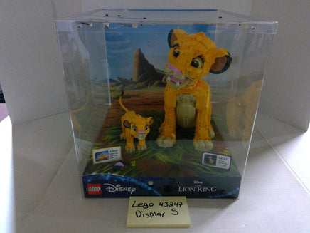 LEGO Disney Lion King 43247 43243 Lighted Display Case Clear Acrylic Retail
