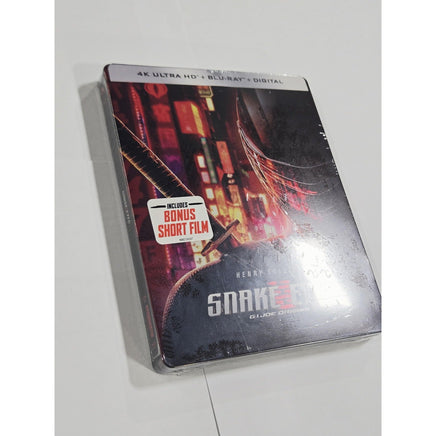 Snake Eyes G.I. Joe Origins 4K Ultra HD Blu-ray Digital Steelbook New Sealed