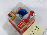 Pokemon Alolan Vulpix Clip N Go Great Ball Action Figure Jazwares Toy White Blue