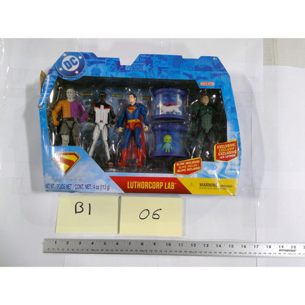 DC Comics Superman Luthorcorp Lab Kids OS Blue New Damaged Box Target Exclusive