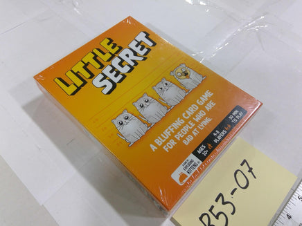 Exploding Kittens Little Secret Card Game 4-8 Players 10+ New Sealed Orange