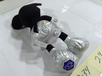 Disney Mickey Mouse 100 Years Of Wonder Plush Toy Black White Silver Outfit New