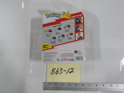 Pokémon Clip 'N' Go Key Figure Green Poké Ball Action Figure Jazwares Toy New