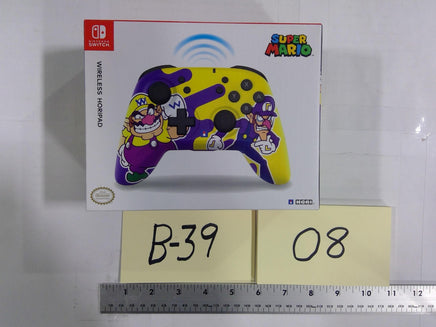 Nintendo Switch Hori Wireless HORIPAD Controller Super Mario Wario Waluigi New