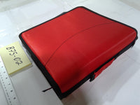 Case It Dual 2-in-1 Zipper Binder Red A5 3in Ring Capacity Kids School Organizer