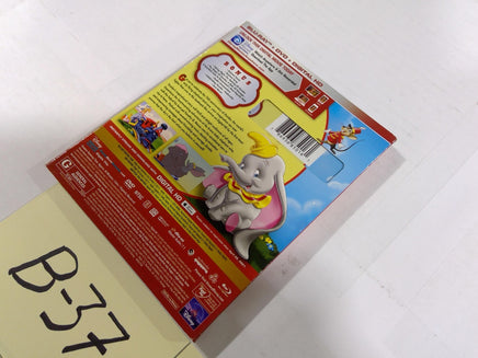 Disney Dumbo 75th Anniversary Blu-ray DVD Digital HD Slipcover New Sealed