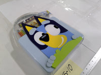 Bluey Art Case Activity Set Kids 3+ Coloring Stickers Pencils Blue Tin New