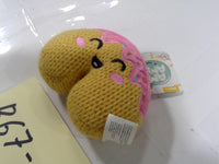 Ami Amis Donut Plush Toy Mini Yellow Pink Frosting Sprinkles New Cute Knit