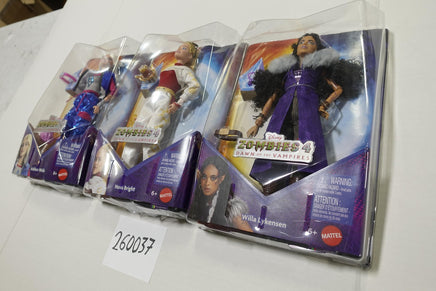 Disney Zombies 4 Dawn Of The Vampires Doll Lot Addison Nova Willa Mattel NIB
