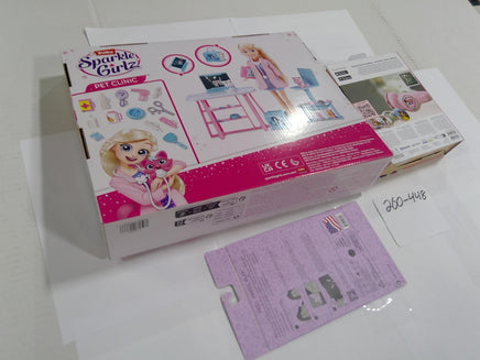Zuru Sparkle Girlz Pet Clinic Doll Playset Minnie StoryPhones Lot New In Box