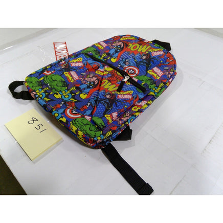 Marvel Comics Backpack Kids Teens Blue Multicolor New Avengers Graphic Print