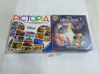 Ravensburger Disney Pictopia Lorcana Gateway Family Trivia Game Lot New Sealed