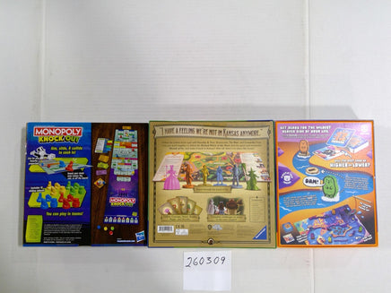 Monopoly Knock Out Wizard Of Oz 13 Beavers Family Board Game Lot New Sealed