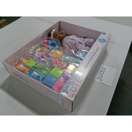 Perfectly Cute Baby Doll Deluxe Play & Care Set 24 Pieces Pink New Open Box