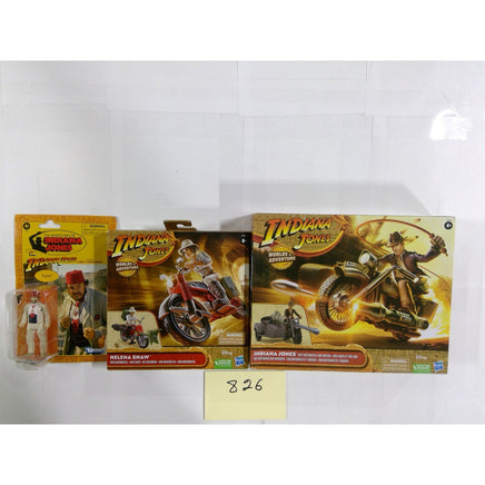 Hasbro Indiana Jones Action Figure Lot 3pc Worlds of Adventure Sallah New NIB