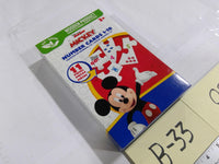 Disney Mickey Number Cards 1-10 Wooden 11 Pieces 3+ Educational Toy New Game