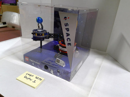 LEGO Technic 42179 Planet Earth Moon Space Display Case Clear Light Acrylic