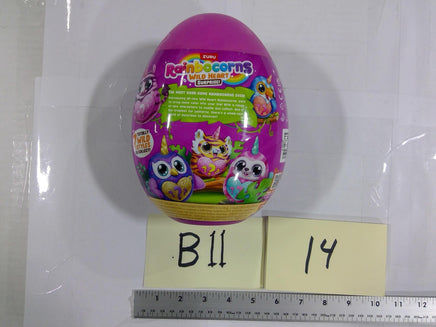 ZURU Rainbocorns Wild Heart Surprise Egg Toy Small Pink 10+ Surprises New