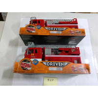 Driven by Battat Fire Truck Toy 2pk Red Kids New Lights Sounds Squirting Water
