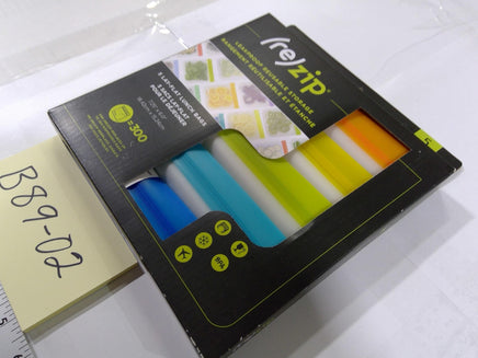 (re)zip Lay-Flat Lunch Bags 5 Pack Multicolor Reusable Storage Set BPA Free New