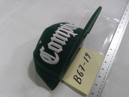 Compton Hat Cap Baseball Snapback Mens One Size Green City Streetwear Adjustable