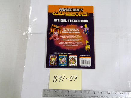 Minecraft Dungeons Official Sticker Book Random House Kids Activity Mojang Book