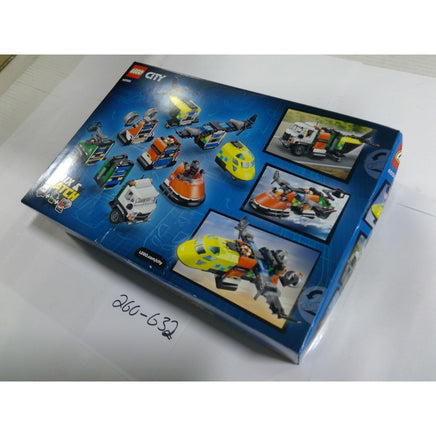 LEGO City Airplane Service Truck & Hovercraft Remix 60505 990 Pcs New Sealed