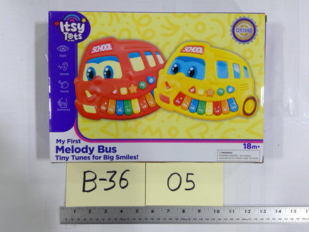 Itsy Tots My First Melody Bus Musical Toy 18m+ Red School Bus Toddler Sounds