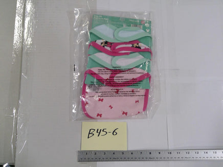 Disney Baby Minnie Mouse Baby Bib Set 4 Pack 0+ Months Infant Girl Pink New