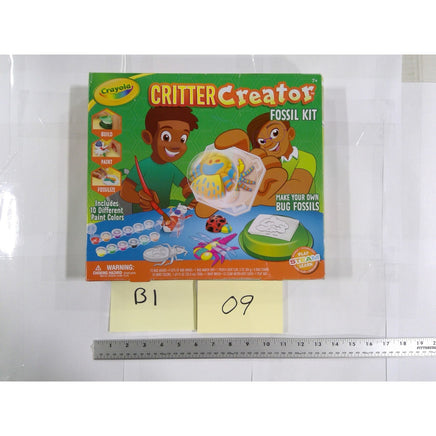 Crayola Critter Creator Fossil Kit Kids Unisex OS Green New STEAM Bug Activity
