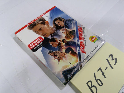 Mission Impossible Dead Reckoning Part One Blu-ray Digital Code Tom Cruise Movie