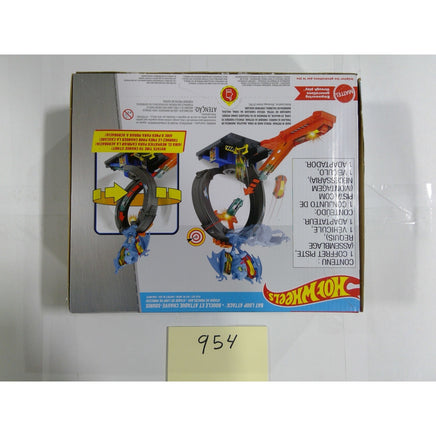 Hot Wheels City Bat Loop Attack Playset Kids New Blue Orange Track Set HKB89