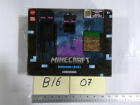 Minecraft Diamond Level Enderman Action Figure Mattel Boxed Toy 6in Black