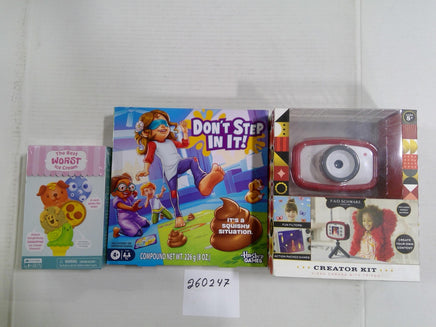 Toy Game Lot Hasbro Don't Step In It Ice Cream FAO Creator Kit New Sealed