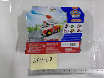 Paw Patrol Marshall Fire Rescue Engine Truck Vehicle Kids Toy 3+ Red White New