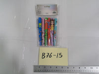 Disney 100 Kids Pens 6 Pack Multicolor Character Print School Writing Supplies