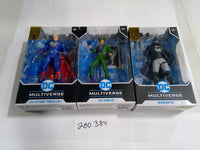 McFarlane DC Comics Multiverse Figure Set Lex Luthor Riddler Midnighter Lot 3