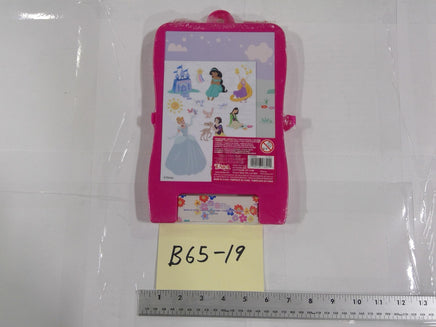Disney Princess Mini Activity Easel Set Kids 3+ Crayons Scissors Pink Toy New