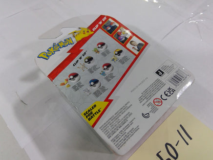 Pokemon Alolan Vulpix Clip N Go Great Ball Action Figure Jazwares Toy Multicolor