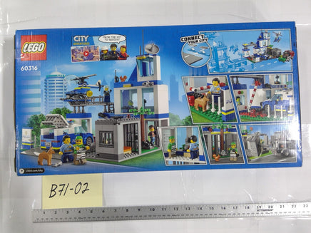 LEGO City 60316 Police Station 668 Pieces 6+ Building Toy Set New Sealed