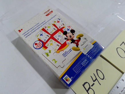Disney Mickey Learn To Add Wooden 24 Pieces 3+ Educational Toy New Sealed Game