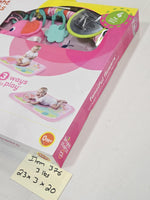 Bright Starts Fanciful Flowers Activity Gym Pretty In Pink 3 Ways To Play Mat