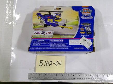 PAW Patrol Air Rescue Chase Helicopter Action Figure Spin Master Blue New